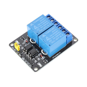 10pcs 2 Channel 5V DC Relay Module  Relay Drive Module Control Board