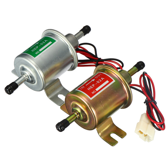 12/24V Universal Diesel Gasoline Petrol Electric Fuel Pump HEP-02A Low Pressure