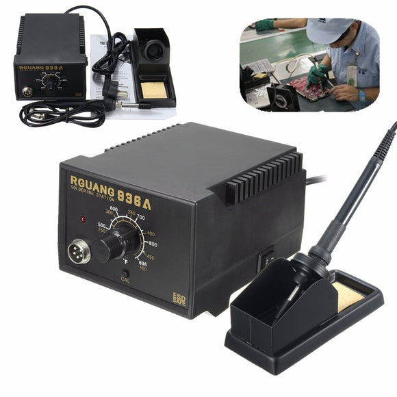 AC 220V 60W 936A Iron Welding Soldering Station with Soldering Iron + Stand Holder