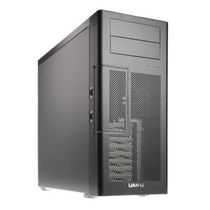 Lian-li pc-100 , the hammer midi tower , Black , no psu , rotated motherboard design