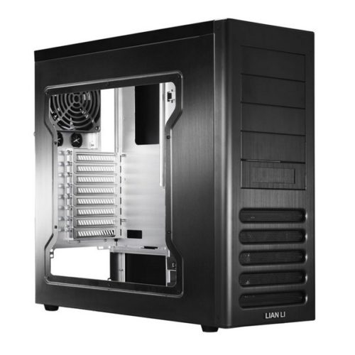 Lian-li pc-7FNW , midi tower , Black , windowed side panel , No psu