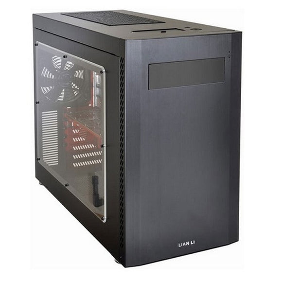 Lian-li pc-A51WRX , with Windowed side panel , all Black with black interior + Red highlight , No psu