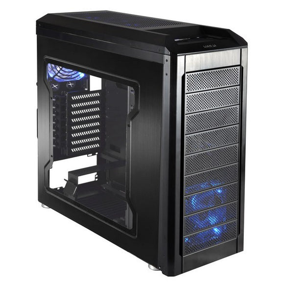 Lian-li pc-P50WB , midi tower , armorsuit , Black , windowed side panel , No psu ( bottom placed design )