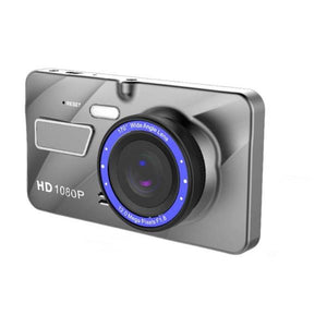 A10 Full HD 1080P Dual Lens Car DVR 4 Inch Dash Video Camera 170 Degree Angle Motion Detection