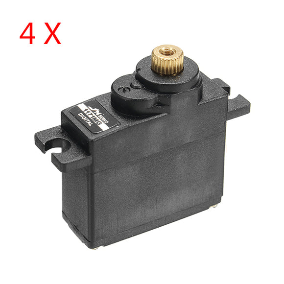 4 PCS JX PDI-1171MG 17g Metal Gear Core Motor Micro Digital Servo for RC Models