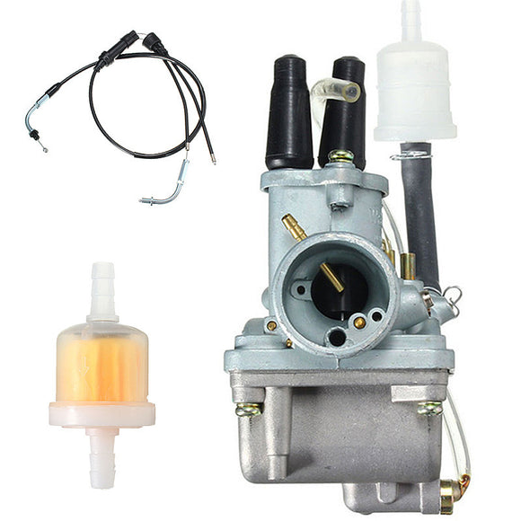 Carburetor with Throttle Cable For Yamaha PW80 PW Carb Y-Zinger Yzinger 1985-2006