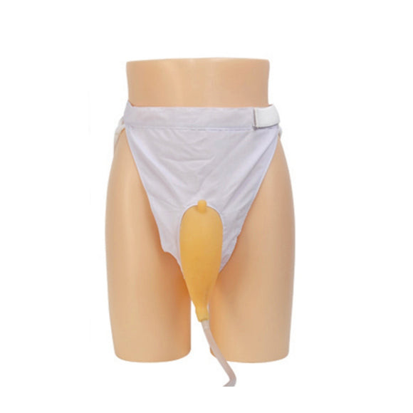 1 Set Male Urinal Pee Holder Bag Test Bladder Incontinence Aid Bathroom Health 1000ml