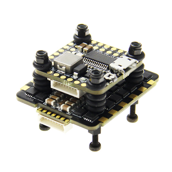 HGLRC FD445 STACK OMNIBUS F4 V6 MINI Flight Controller & FD_45A 4 NI 1 BLHeli_32 2-6S Brushless ESC 20x20mm