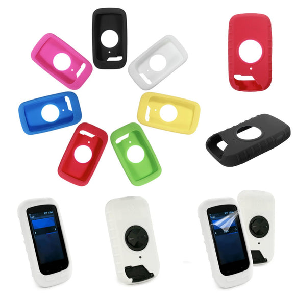 Silicone Gel Skin Case Cover For Garmin Edge 1000 GPS Cycling Computer and Sticker