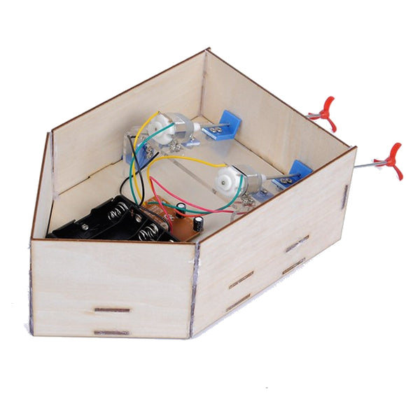 DIY Remote Control Hull Kit Handmade Toy Kit Assembly Material Package For Children Toys