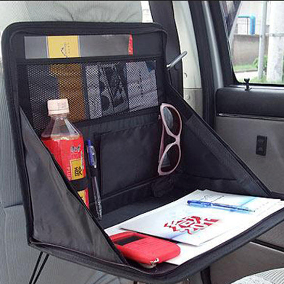 Car Laptop Holder Tray Bag Mount Back Seat Food Table Desk Organizer