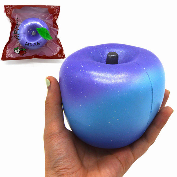 Areedy Squishy Apple Galaxy Color Jumbo Slow Rising Original Packaging Collection Gift Decor Toy