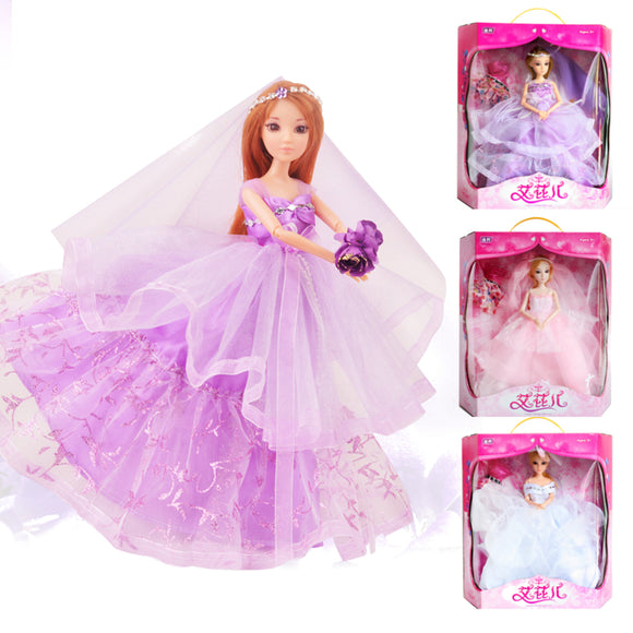 Children's Toys Wholesale 12 Joints Really Eye Pyrene Children Doll High End Dress Gift Box