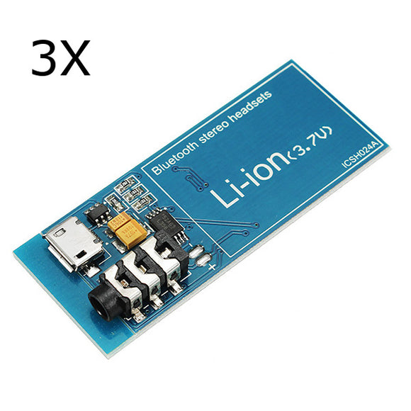 3Pcs XS3868 Backplane Adapter Plate Master Chip Bluetooth Stereo Audio Shield Module
