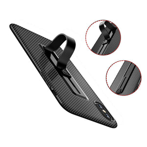 Bakeey Ring Bracket Heat Dissipation Soft TPU Protective Case for iPhone X