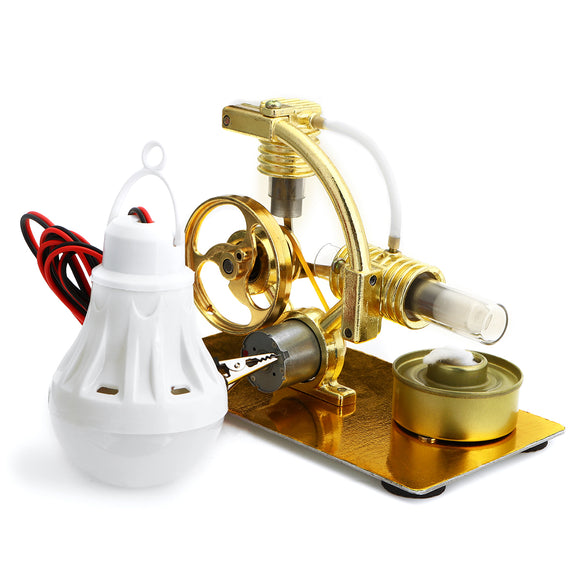 Aluminum Alloy Air Stirling Engine Generator Model Developmental Toy
