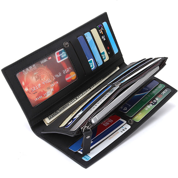 26 Card Slots Secretary Wallet Business Cool Wallet Long Purse for Men