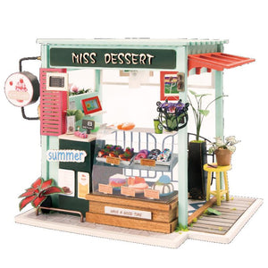 Robotime DG-M06 DIY Doll House Miniature With Furniture Wooden Dollhouse Toy Decor Craft Gift