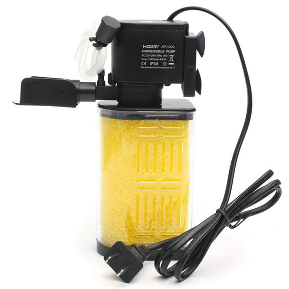 13W 800L/H Aquarium Submersible Internal Filter Filtration Water Pump Aquarium Fish Tank