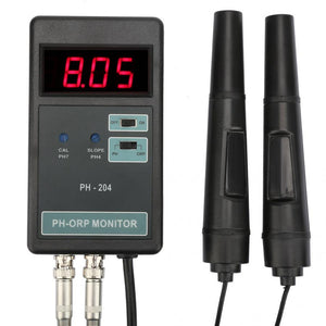 PH-204 Digital ORP Temperature Control Monitor Meter PH Monitor Meter