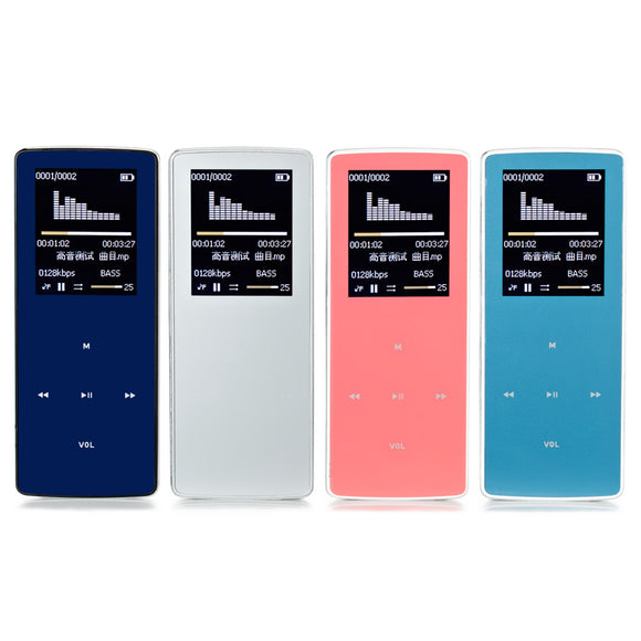 ONN W6 8GB 1.8 Inch Screen Bluetooth MP3 Music Player Lossless Voice Recorder