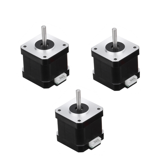 3Pcs HANPOSE 17HS4401-S 40mm Nema 17 Stepper Motor 42 Motor 42BYGH 1.7A 40N.cm 4-lead Motor for 3D printer CNC Laser