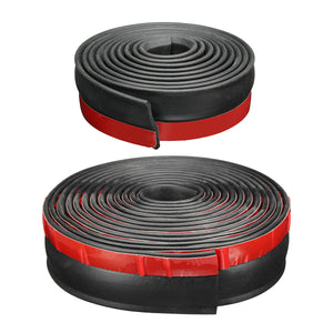 3m/5m/5.5m Garage Door Seal Bottom Rubber Weatherproof Weather Door Window Sealing Strip Protector