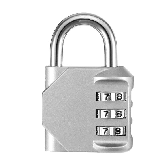 Durable Safe Travel Luggage Locks 3 Digit Combination Password Suitcase Bike Lock Padlocks