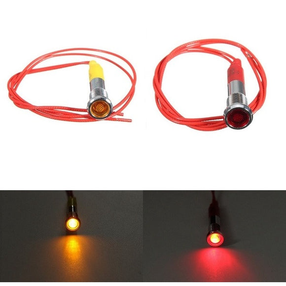 0.34W 12V Dashboard LED Indicator Pilot Instrument Light Panel Lamp for Car SUV