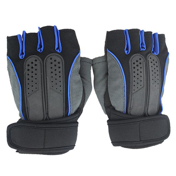 Half Finger Gloves For Fitness Dumbbel Training Riding Lengthened Wrist Lifting Exercise