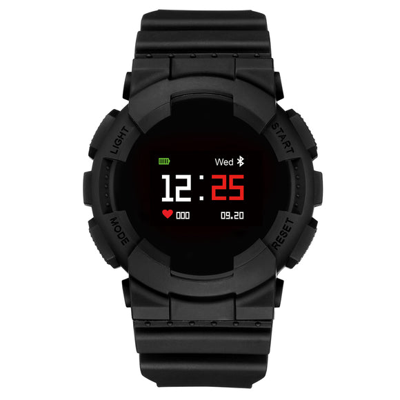 KALOAD MX Color Sreen Heart Rate Blood Pressure Monitor IP68 Waterproof Sports Smart Watch