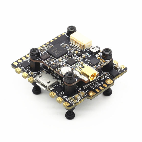 HGLRC XJB F4 Zeus Forward VTX Mini 20x20mm Stack F4 Flight Controller 15A BL_S ESC & 25/100/200/350mW VTX