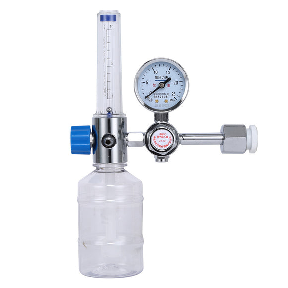 DY-C1 1-10L/min Oxygen Inhaler Buoy Oxygen Inhaler O Bottle Pressure Gauge Oxygen Meter Humidification Bottle Oxygen Tank Flow Meter