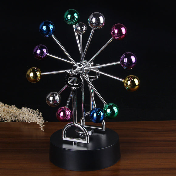 DIY Perpetual Analyzer Colorful Wiggler Ferris Wheel Desktop Decoration Development Science Toy