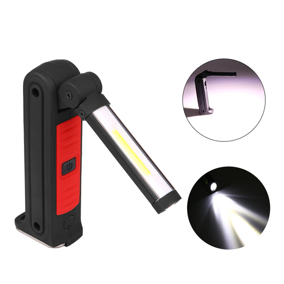 XANES 8003 COB+LED 4Modes 360 Rotation USB Rechargeable Magnetic Worklight Flashlight