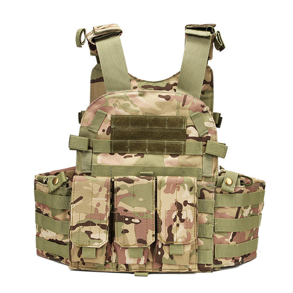 KALOAD 20 Coumouflage Military Tactical Vest Molle Combat CS Assault Protective Vest