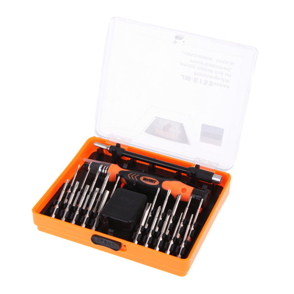 Jakemy JM-8133 23in1 Deep Screw Hole Screwdriver Set Repair Open Tools Demolition Kit