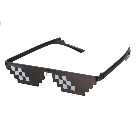 Double Row Pixels Glasses Photography Tools Cool Pose Style Toys