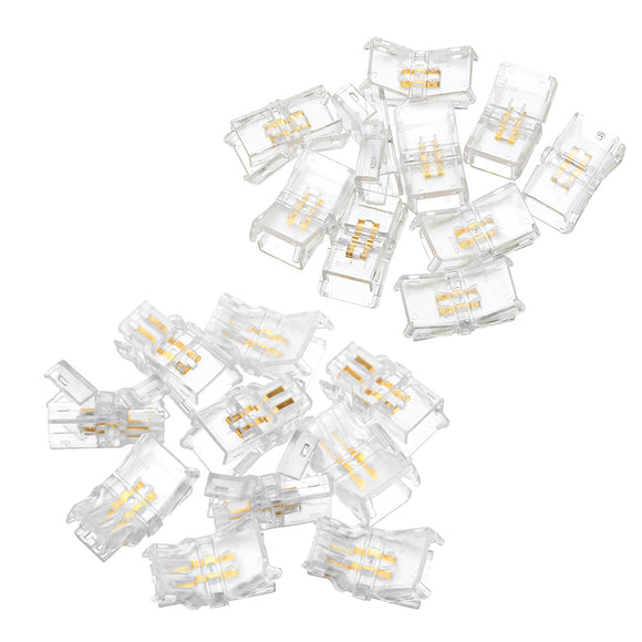 10PCS 2Pin 8MM Board to Board/Board to Wire Connector for Waterproof Single Color LED Strip Light