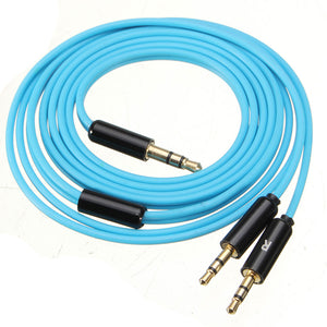 1.2M Blue Audio Cable For Sol Republic Master Tracks HD V8 V10 V12 X3 Headphone