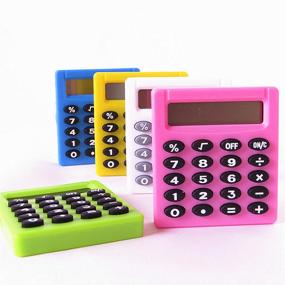 Pocket Cartoon Mini Calculator Handheld Pocket Type Coin Batteries Calculator