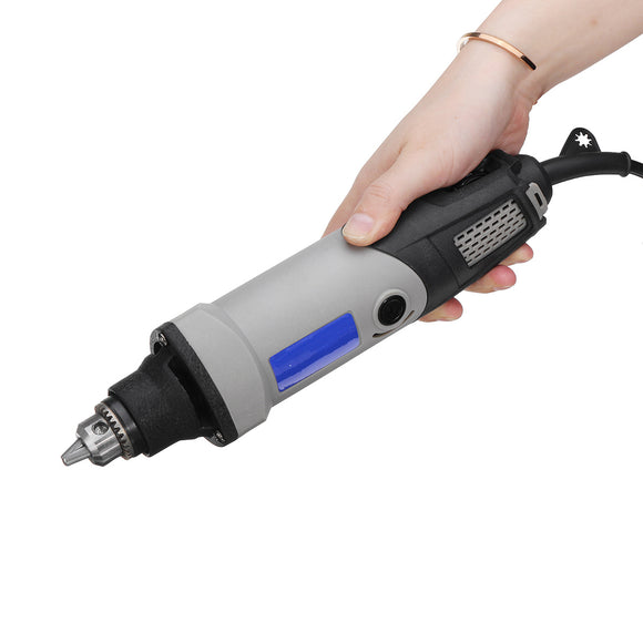 220V 400W Electric Grinder Power Mini Drill 6 Variable Speed Rotary Power Tool