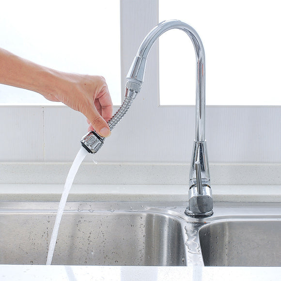 Extended Faucet Splash Water Saving Kitchen Extended Shower Spray Extender Filter