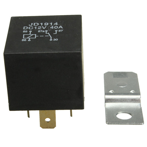 4 Pin 30A 12V 30 Amp Relay Normally Open Contact for Car Boat