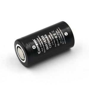 1Pcs Keeppower 18350 Battery IMR18350 10A discharge 1200mAh UH1835P Unprotected Li-ion Rechargeable Battery for Flashlights Household Tools