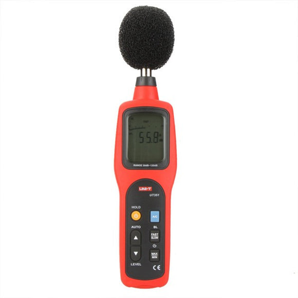 UNI-T UT351 Digital Sound Level Meter Decibel Meter 30-130dB