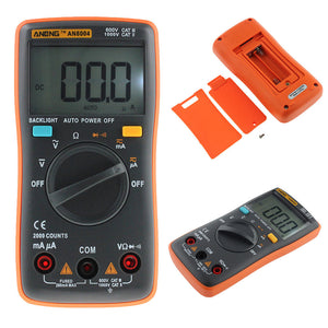 ANENG AN8004 Auto Range Digital Multi Meters Backlight AC DC Ammeter Volt Meterr Meter Resistance Tester