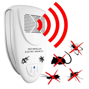 Loskii LP-04 Ultrasonic Pest Repeller Electronic Pests Control Repel Mouse Mosquitoes Roaches Killer