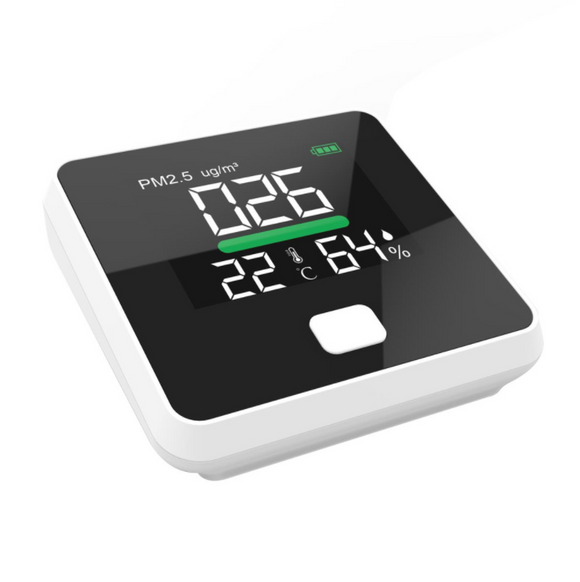PM2.5 Air Quality Monitor Digital Gas Analyzer Laser Duty Sensor Air Detector Home LED Display Temp And Humidity Test Equipment