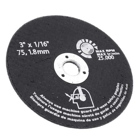 10pcs 75*1.8*9.75 Circular Saw Blade Resin Cutting Wheel Disc for Rotary Tools